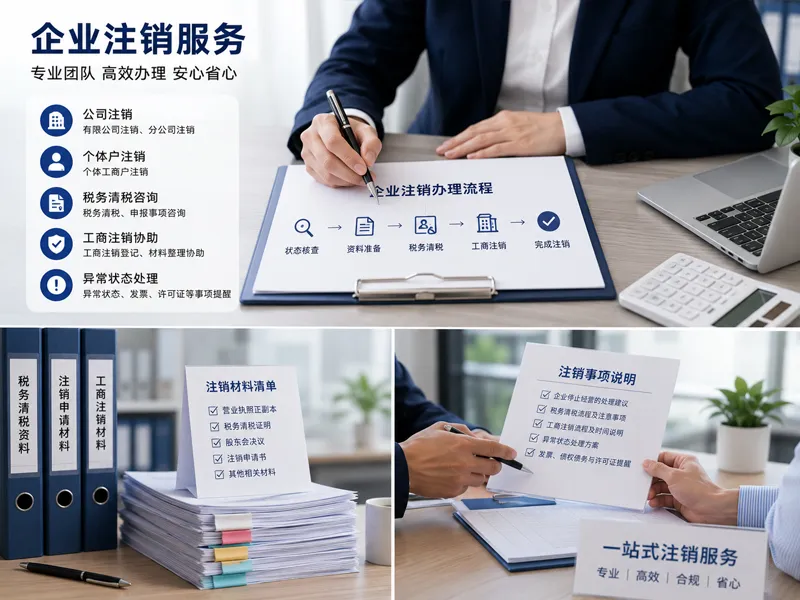 注销咨询服务